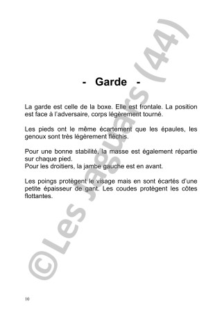 Fascicule 2005 de Kickboxing des Jaguars